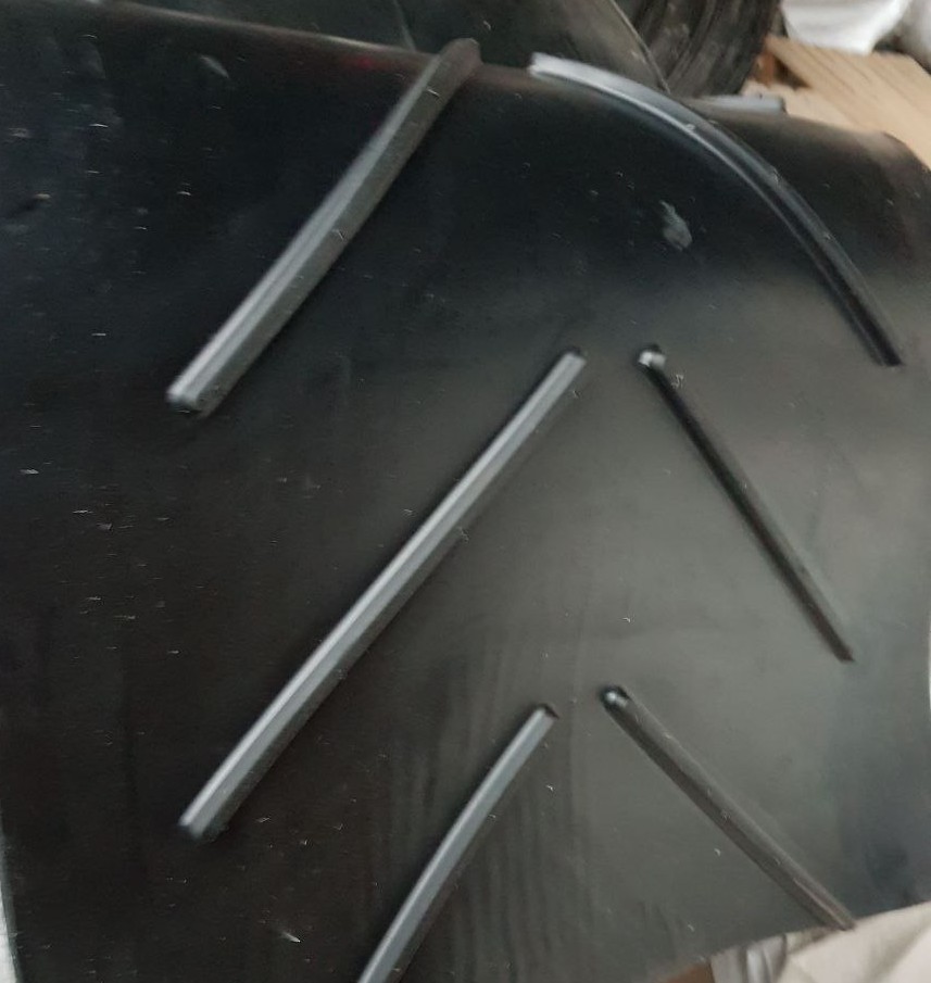 Шевронная лента резинотканевая